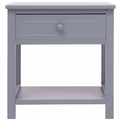 VidaXL 284051 nightstand/bedside table Grey - Additional view 4