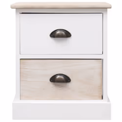 VidaXL 284057 nightstand/bedside table Black, Natural - Additional view 4