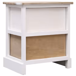VidaXL 284057 nightstand/bedside table Black, Natural - Additional view 5