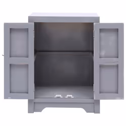 VidaXL 284072 nightstand/bedside table Grey - Additional view 4