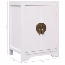 VidaXL 284073 nightstand/bedside table White - Additional view 7