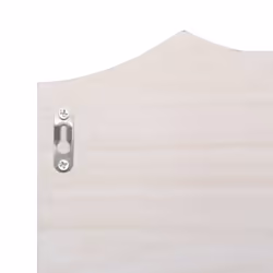 vidaXL Wall Mounted Coat Rack White Wood Clothes Stand Entryway Furniture - Additional view 5