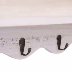 vidaXL Wall Mounted Coat Rack Wood Clothes Entryway Furniture Multi Colours - 50x10x30 cm - Additional view 4