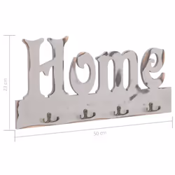 vidaXL Wall Mounted Coat Rack LOVE Clothes Stand Hanger Entryway Furniture - Additional view 5