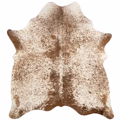 vidaXL Real Cow Hide Rug Brown and White 150x170cm Area Real Cowhide Carpet - Additional view 7