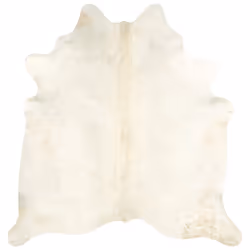 vidaXL Real Cow Hide Rug Beige 150x170cm Area Real Cowhide Cow Skin Carpet - Additional view 7