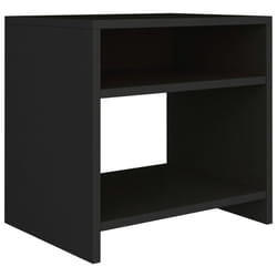 VidaXL 800011 nightstand/bedside table Black