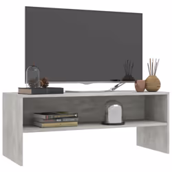vidaXL TV Cabinet Concrete Grey Engineered Wood Stand Sideboard Furniture