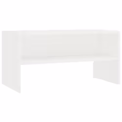 vidaXL TV Cabinet White Engineered Wood TV Stand Sideboard Furniture Unit