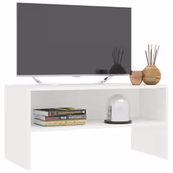 vidaXL TV Cabinet White Engineered Wood TV Stand Sideboard Furniture Unit