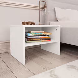 VidaXL 800063 nightstand/bedside table White