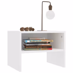 VidaXL 800063 nightstand/bedside table White