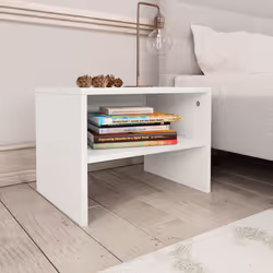 VidaXL 800064 nightstand/bedside table White