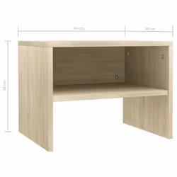 VidaXL 800069 nightstand/bedside table Oak - Additional view 6