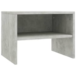 VidaXL 800071 nightstand/bedside table Concrete colour