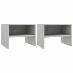 VidaXL 800072, Concrete colour, Wood, 400 mm, 300 mm, 300 mm, 2 pc(s)