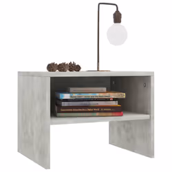 VidaXL 800072 nightstand/bedside table Concrete colour