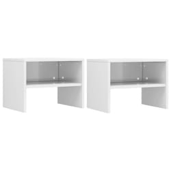 VidaXL 800076 nightstand/bedside table White