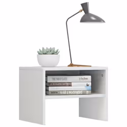VidaXL 800076 nightstand/bedside table White