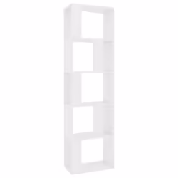 VidaXL 800108, White, 5 shelves, Wood, Wood, 450 mm, 240 mm