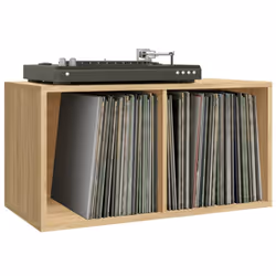 vidaXL Vinyl Storage Box Sonoma Oak Engineered Wood Collection Cabinet Rack - Additional view 5