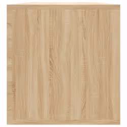 vidaXL Vinyl Storage Box Sonoma Oak Engineered Wood Collection Cabinet Rack - Additional view 7