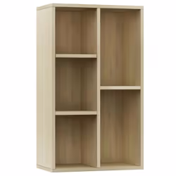vidaXL Book Cabinet/Sideboard Sonoma Oak Engineered Wood Bookshelf Book Rack