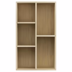 vidaXL Book Cabinet/Sideboard Sonoma Oak Engineered Wood Bookshelf Book Rack - Additional view 4