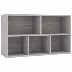 vidaXL Book Cabinet/Sideboard Concrete Grey Engineered Wood Indoor Bookshelf - Additional view 6