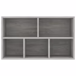 vidaXL Book Cabinet/Sideboard Concrete Grey Engineered Wood Indoor Bookshelf - Additional view 7