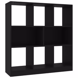 VidaXL 800172, Black, 8 shelves, Wood, Wood, 975 mm, 295 mm