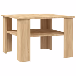 vidaXL Coffee Table Sonoma Oak Engineered Wood Couch Dining Telephone Table