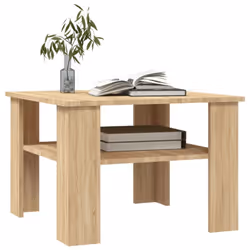 vidaXL Coffee Table Sonoma Oak Engineered Wood Couch Dining Telephone Table