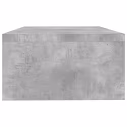 vidaXL Monitor Stand with a Storage Shelf Concrete Grey Engineered Wood Table - Additional view 5