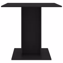 vidaXL Dining Table Black Engineered Wood Kitchen Home Dinner Table Furniture