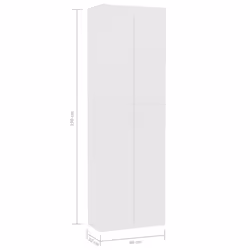 vidaXL Office Cabinet White Engineered Wood Filing Folder Cabinet Storage Rack - Additional view 11