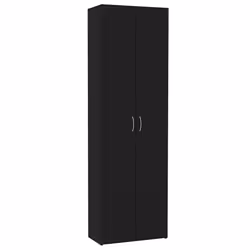 vidaXL Office Cabinet Black Engineered Wood Filing Folder Cabinet Storage Rack - Additional view 9