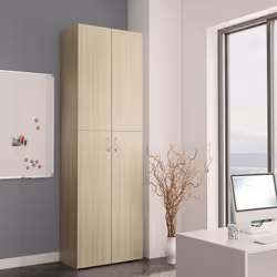 vidaXL Office Cabinet Sonoma Oak Engineered Wood Filing Folder Storage Rack - Additional view 10