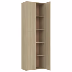 vidaXL Office Cabinet Sonoma Oak Engineered Wood Filing Folder Storage Rack - Additional view 5