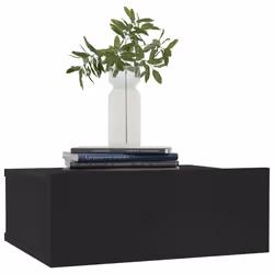 VidaXL 800308 nightstand/bedside table Black