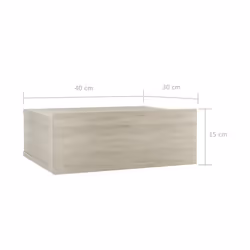 VidaXL 800312 nightstand/bedside table Oak - Additional view 7