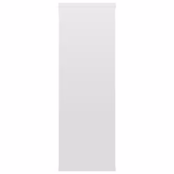 vidaXL Wall Shelf High Gloss White Engineered Wood Floating Display Cabinet - Additional view 5