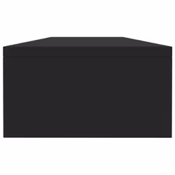 vidaXL Monitor Stand Black Engineered Wood Screen Display Computer Riser Shelf - Additional view 5