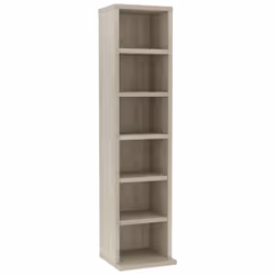 vidaXL CD Cabinet Sonoma Oak 21x20x88 cm Engineered Wood Storage Organiser