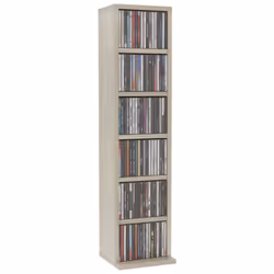 vidaXL CD Cabinet Sonoma Oak 21x20x88 cm Engineered Wood Storage Organiser