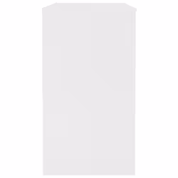 vidaXL Desk White Engineered Wood Computer Workstation Corner Office Desk - Additional view 5