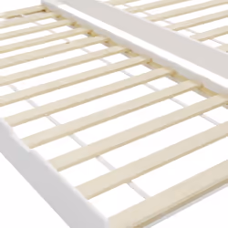 vidaXL Pull-out Sofa Bed Frame White Pinewood 90x200cm Guest Sleepover Beds - Additional view 4