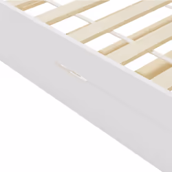 vidaXL Pull-out Sofa Bed Frame White Pinewood 90x200cm Guest Sleepover Beds - Additional view 6