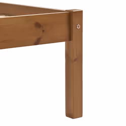 vidaXL Solid Pine Wood Bed Frame Single Bed Furniture Multi Sizes&Colours - honey brown - Additional view 5