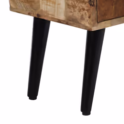 vidaXL Solid Mango Wood Sideboard 3 Drawers and 1 Door Highboard Side Cabinet - Additional view 7